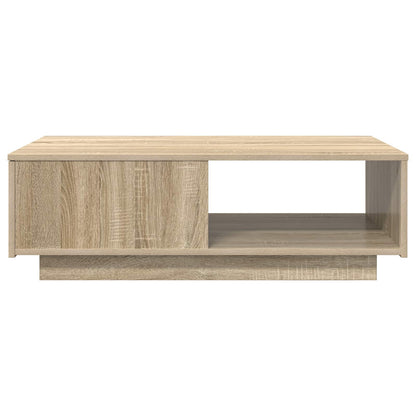 Salontafel met lade Sonoma Eiken 95 x 55 x 31 cm Bewerkt hout