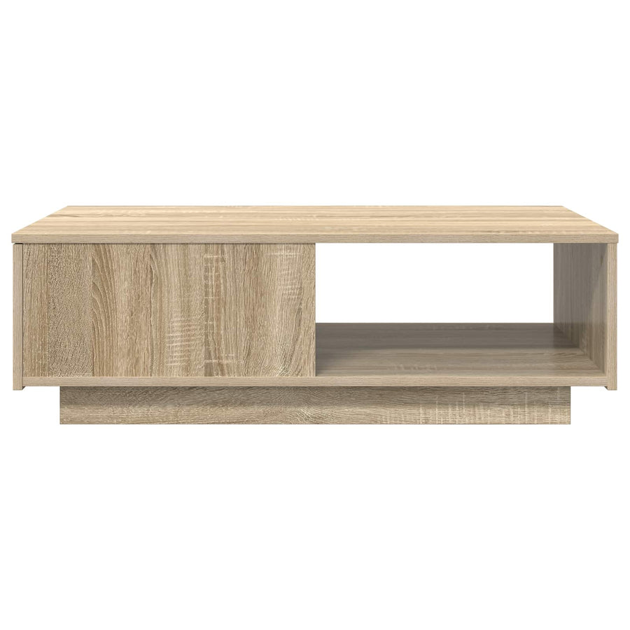 Salontafel met lade Sonoma Eiken 95 x 55 x 31 cm Bewerkt hout