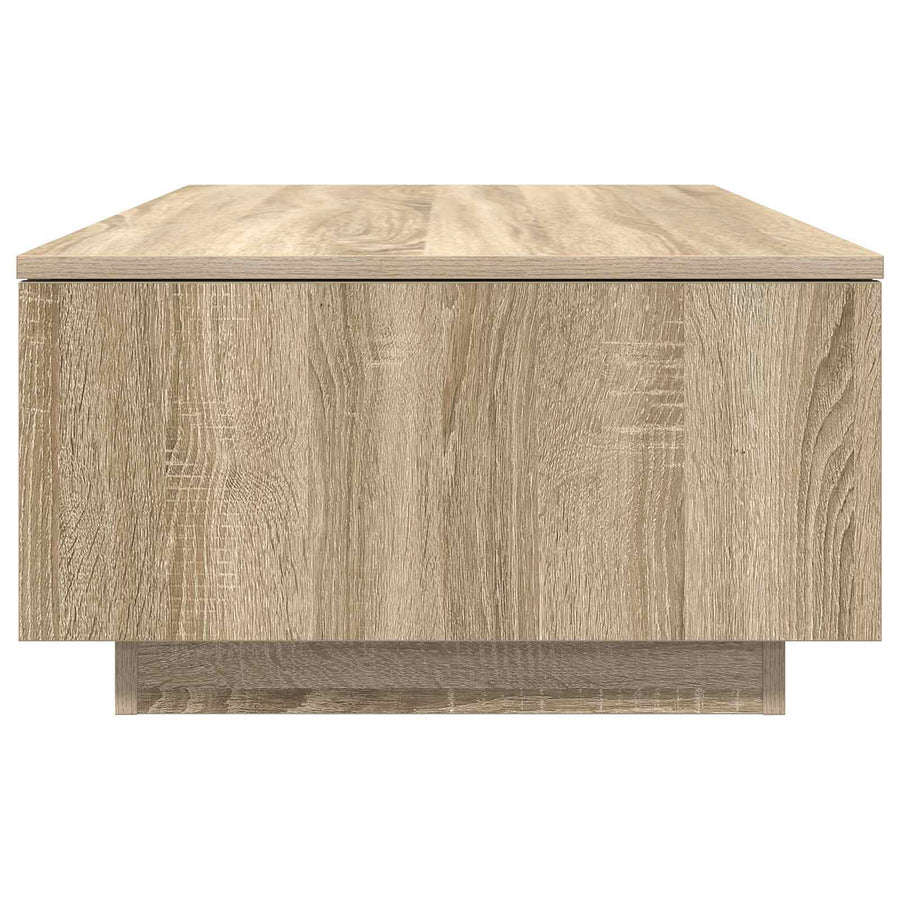 Salontafel met lade Sonoma Eiken 95 x 55 x 31 cm Bewerkt hout