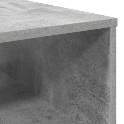 Salontafel met lade Beton Grijs 95 x 55 x 31 cm Bewerkt hout