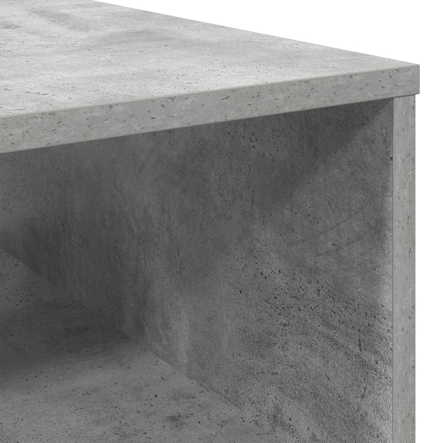 Salontafel met lade Beton Grijs 95 x 55 x 31 cm Bewerkt hout