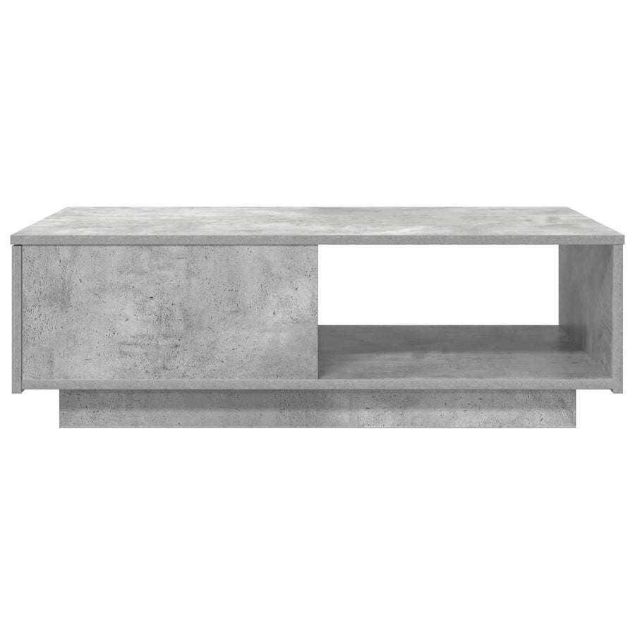 Salontafel met lade Beton Grijs 95 x 55 x 31 cm Bewerkt hout