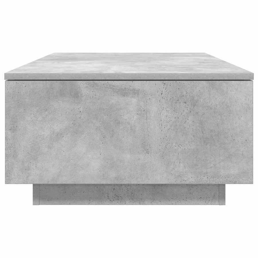 Salontafel met lade Beton Grijs 95 x 55 x 31 cm Bewerkt hout