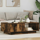 Coffee table with drawer Smoked oak 95 x 55 x 31 cm Engineered wood