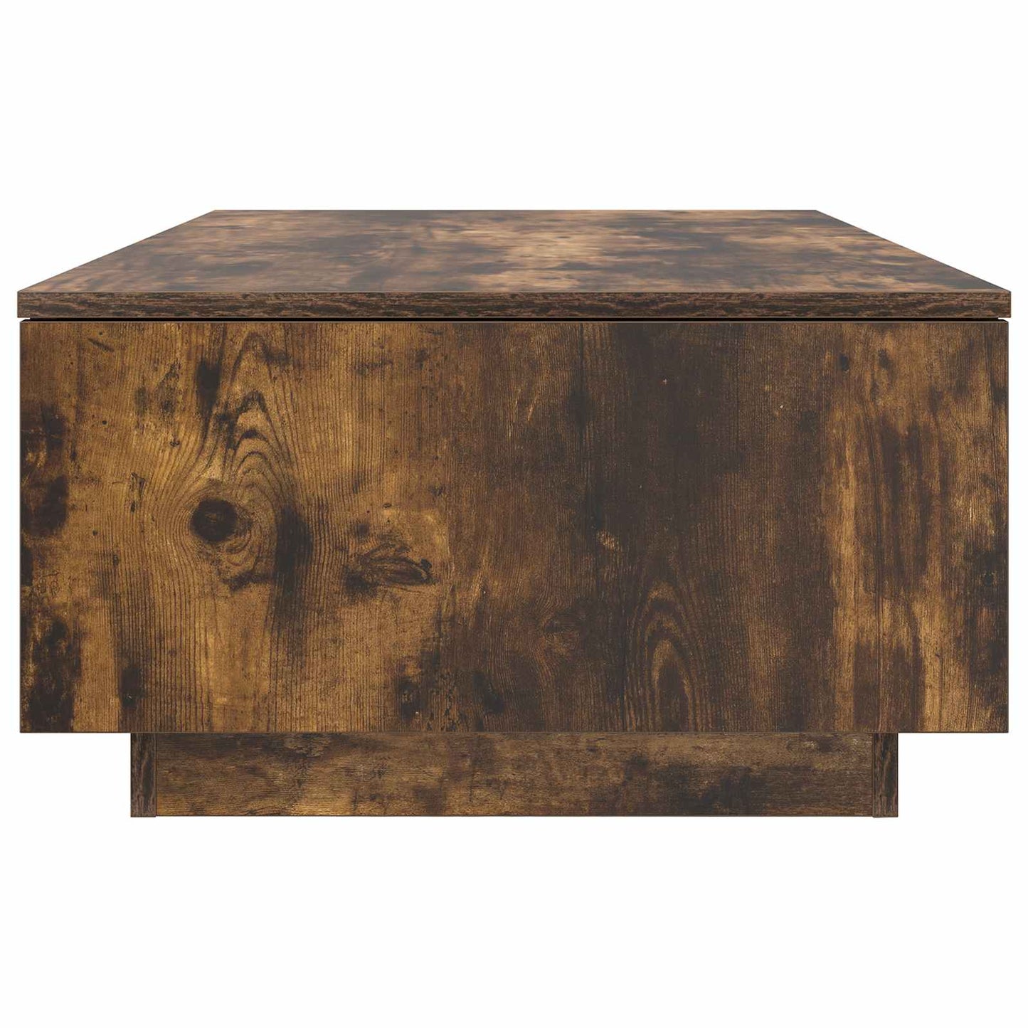 Salontafel met lade Gerookt eiken 95 x 55 x 31 cm Bewerkt hout
