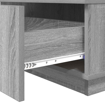 Salontafel met lade Grijs Sonoma 95 x 55 x 31 cm Bewerkt hout