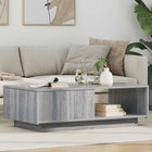 Salontafel Grijs Sonoma 95x55x31 cm met lade