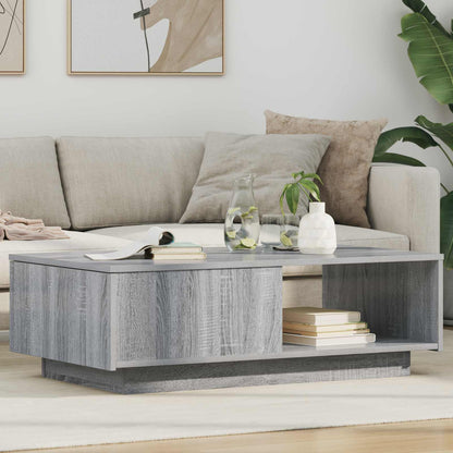 Salontafel met lade Grijs Sonoma 95 x 55 x 31 cm Bewerkt hout