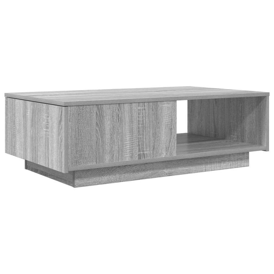 Salontafel met lade Grijs Sonoma 95 x 55 x 31 cm Bewerkt hout