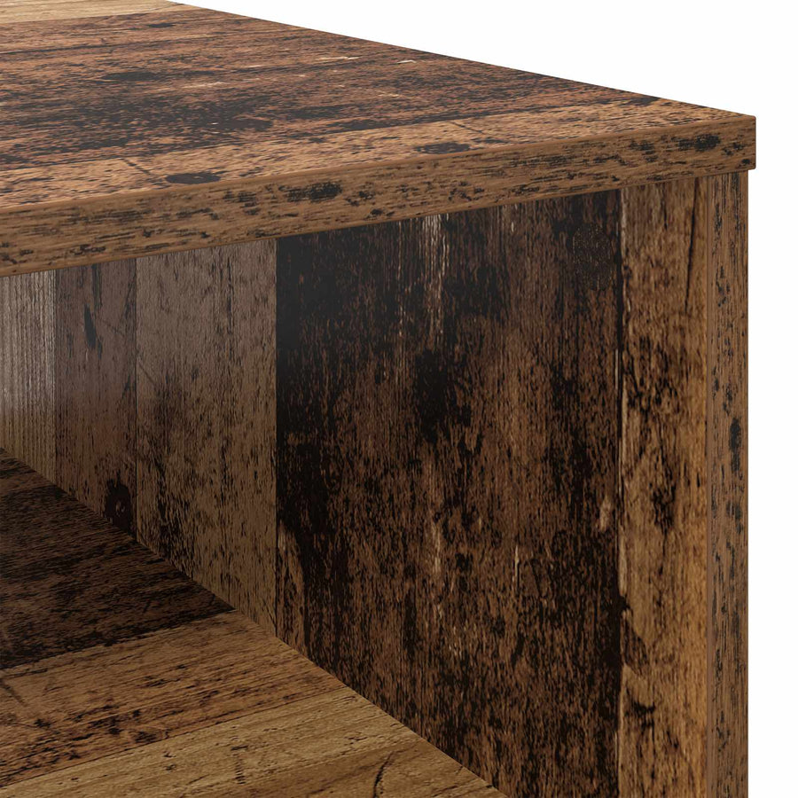 Salontafel met lade Oudhout 95 x 55 x 31 cm Bewerkt hout