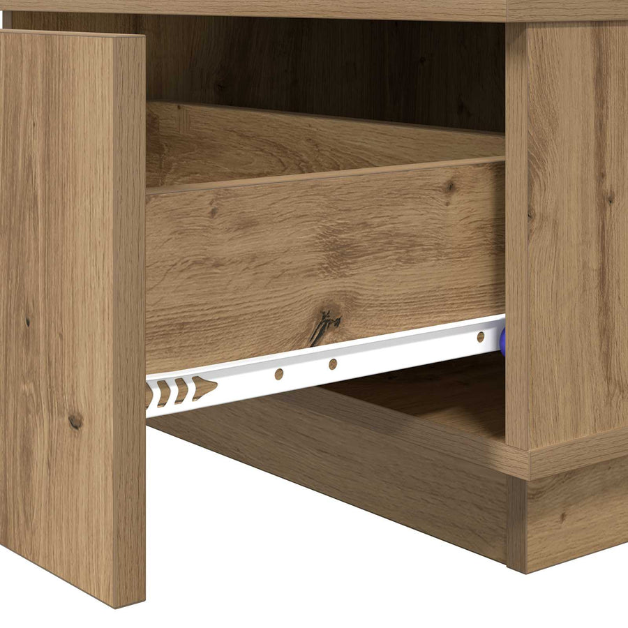 Salontafel met lade Artisan Eiken 95 x 55 x 31 cm Bewerkt hout