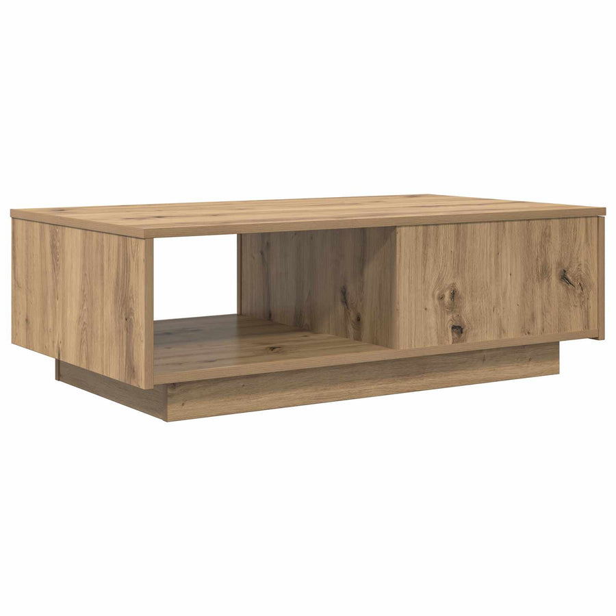 Salontafel met lade Artisan Eiken 95 x 55 x 31 cm Bewerkt hout
