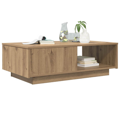 Salontafel met lade Artisan Eiken 95 x 55 x 31 cm Bewerkt hout