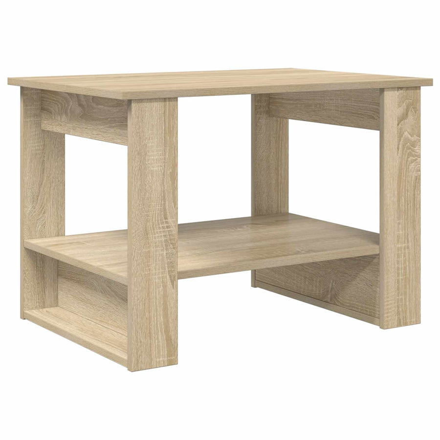 Salontafel Sonoma Eiken 72 x 50 x 50 cm Bewerkt hout