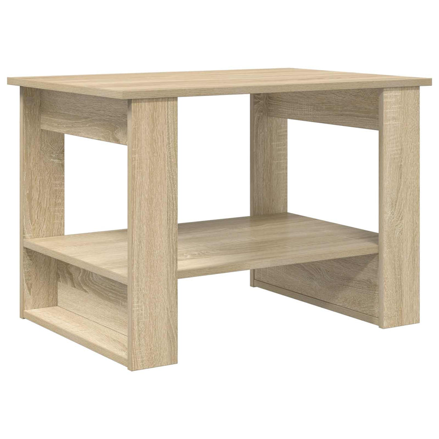 Salontafel Sonoma Eiken 72 x 50 x 50 cm Bewerkt hout
