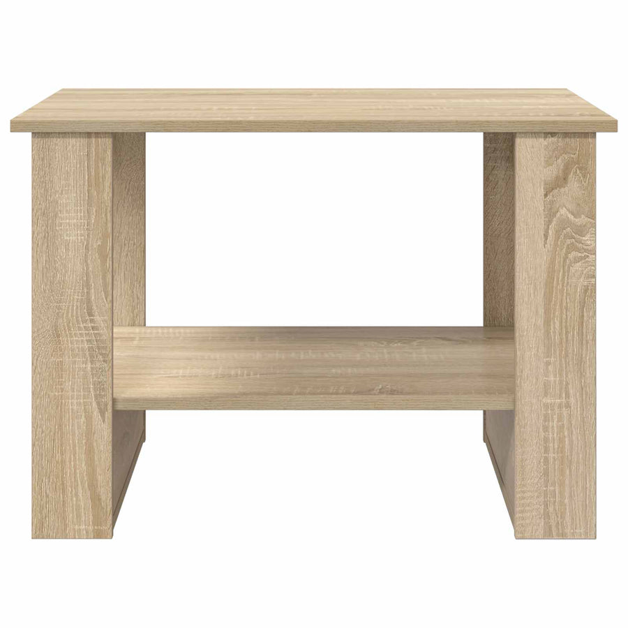 Salontafel Sonoma Eiken 72 x 50 x 50 cm Bewerkt hout