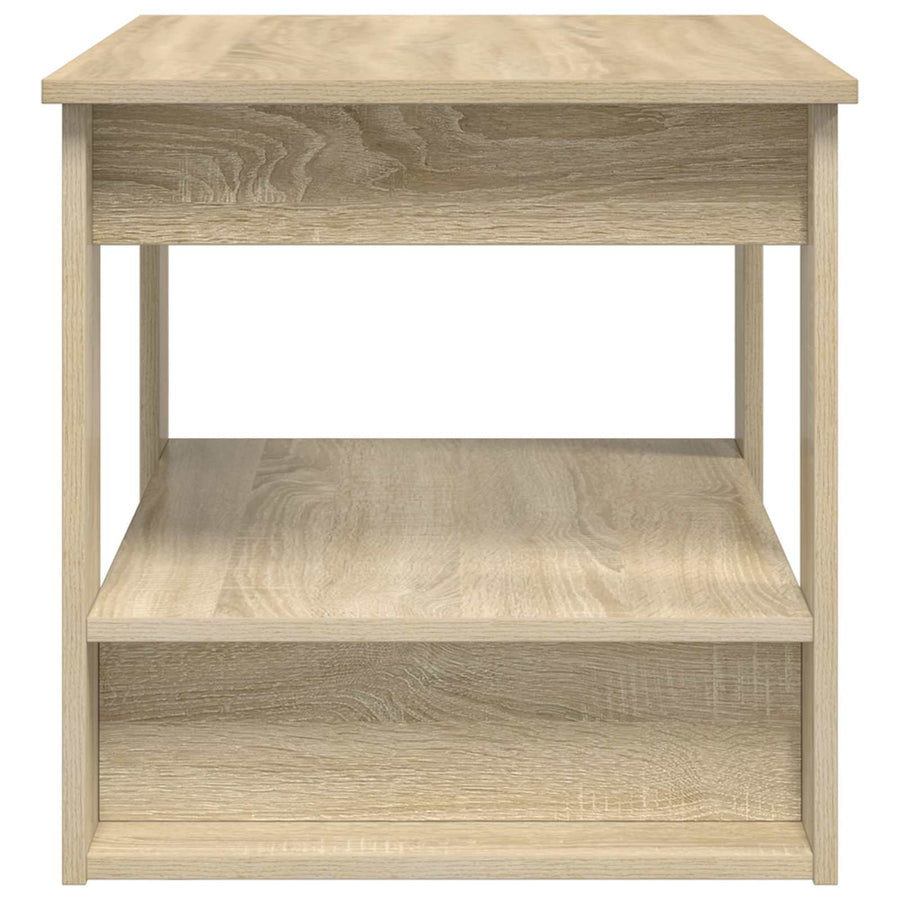 Salontafel Sonoma Eiken 72 x 50 x 50 cm Bewerkt hout