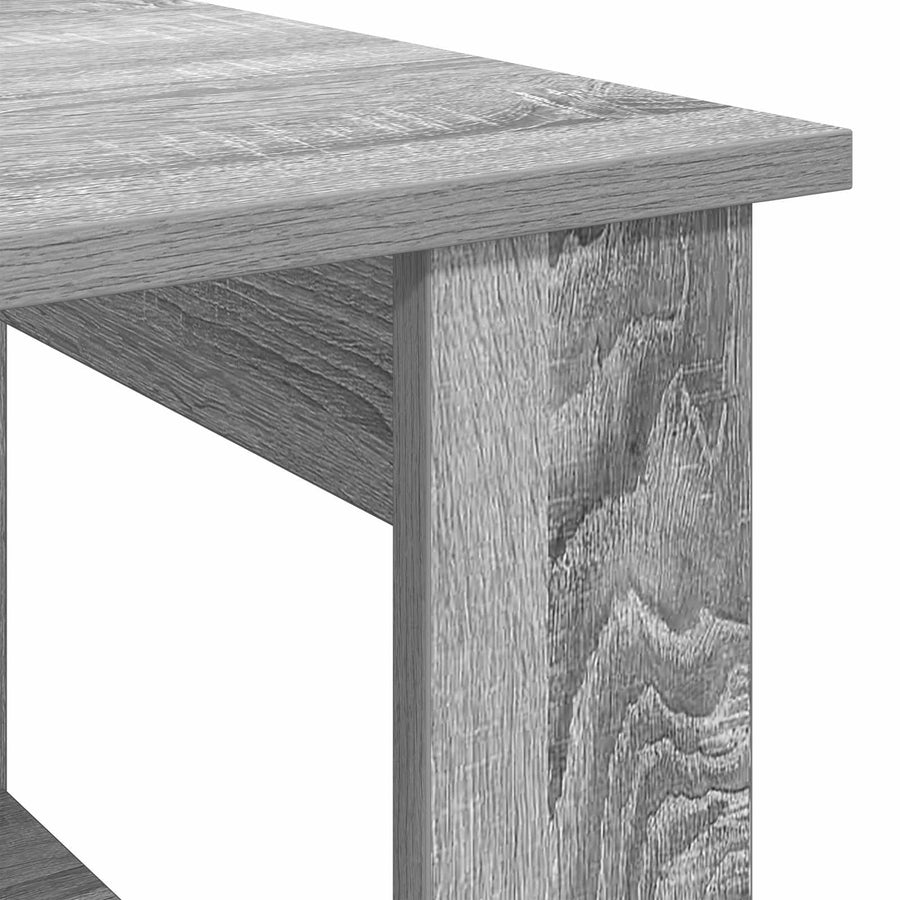 Salontafel Grijs Sonoma 72 x 50 x 50 cm Bewerkt hout