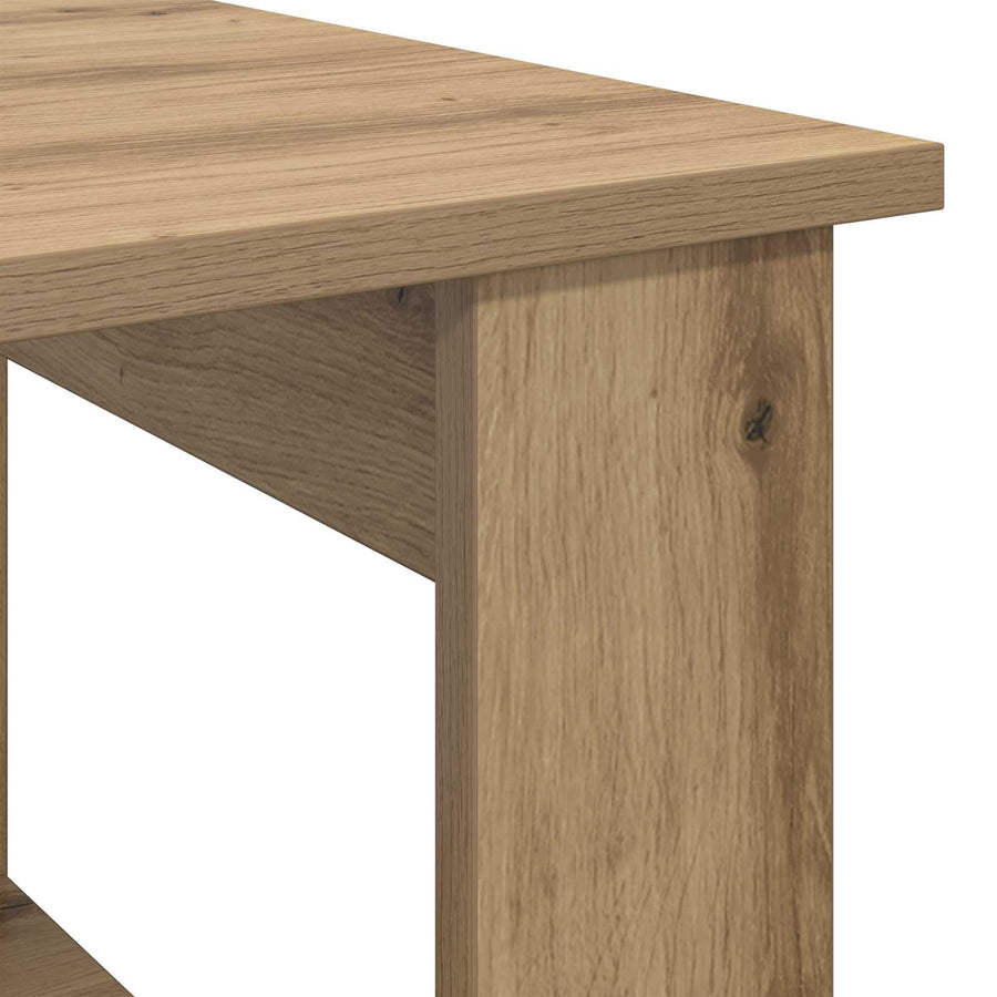 Salontafel Artisan Eiken 72 x 50 x 50 cm Bewerkt hout