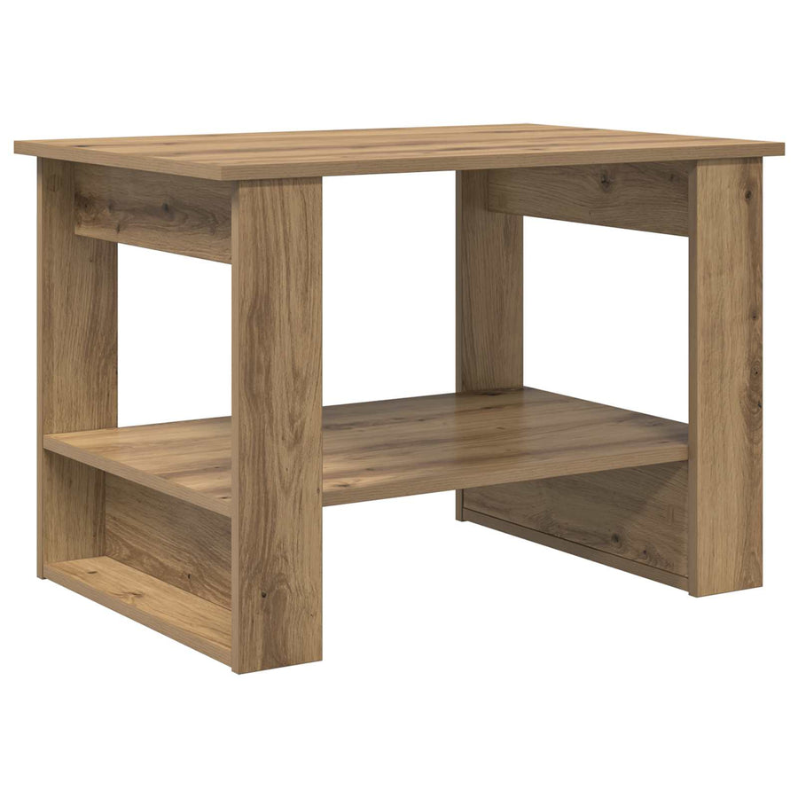 Salontafel Artisan Eiken 72 x 50 x 50 cm Bewerkt hout