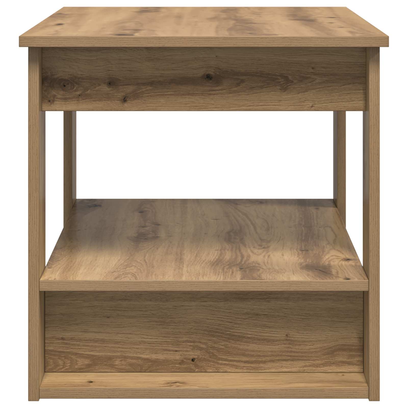 Salontafel Artisan Eiken 72 x 50 x 50 cm Bewerkt hout