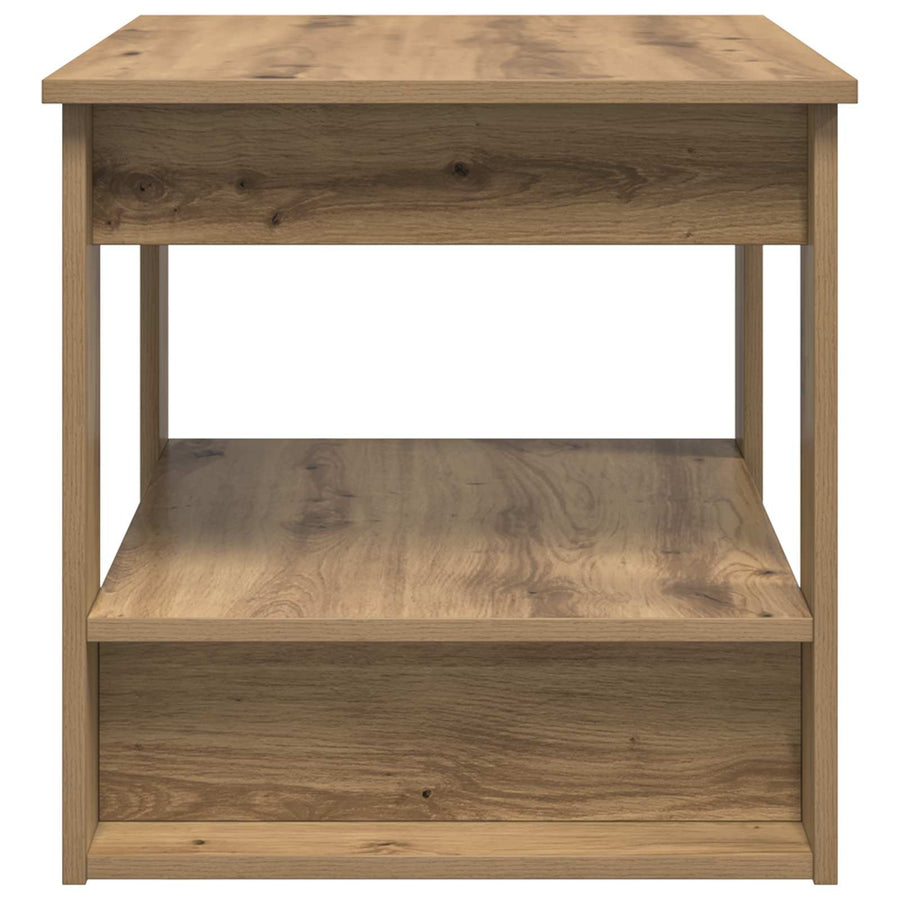 Salontafel Artisan Eiken 72 x 50 x 50 cm Bewerkt hout