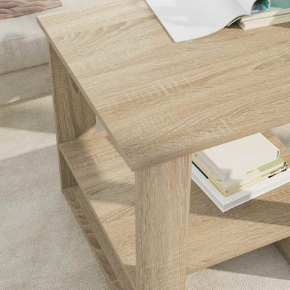 Salontafel Sonoma Eiken 51 x 50 x 50 cm Bewerkt hout