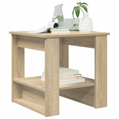 Salontafel Sonoma Eiken 51 x 50 x 50 cm Bewerkt hout