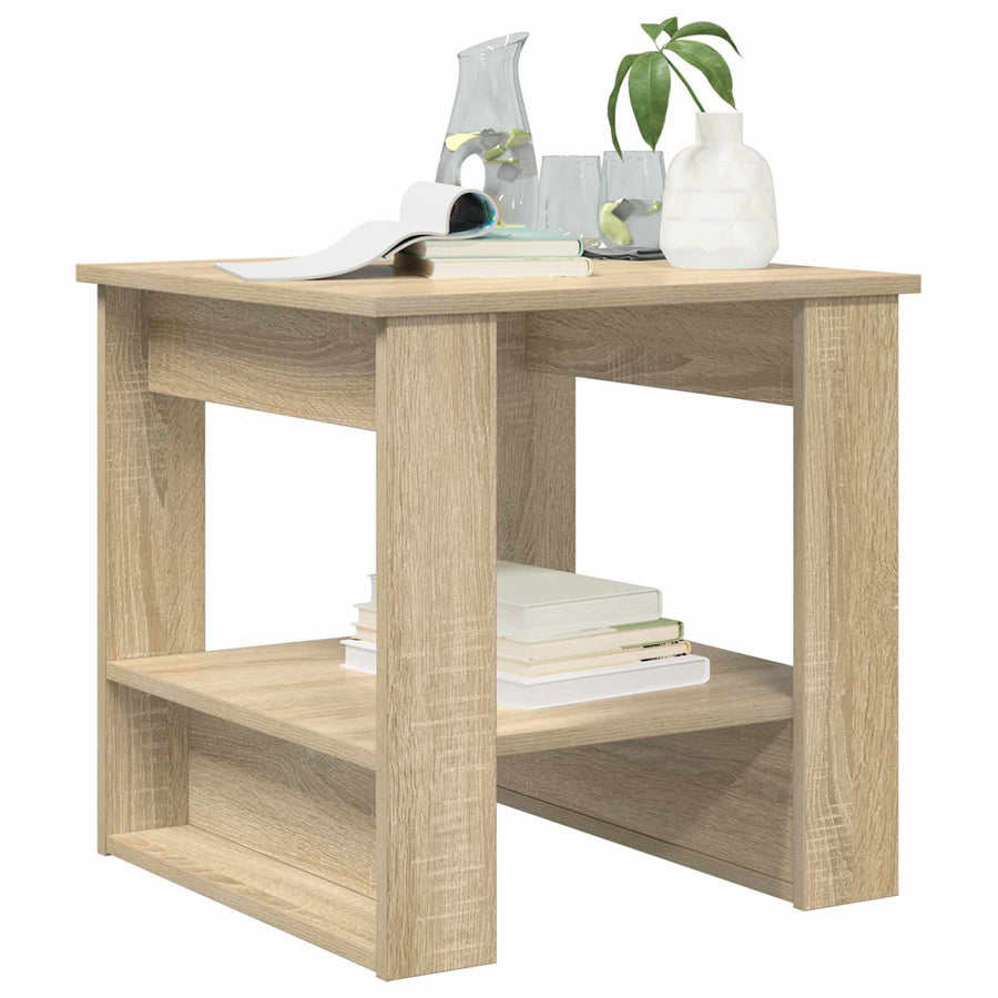 Salontafel Sonoma Eiken 51 x 50 x 50 cm Bewerkt hout