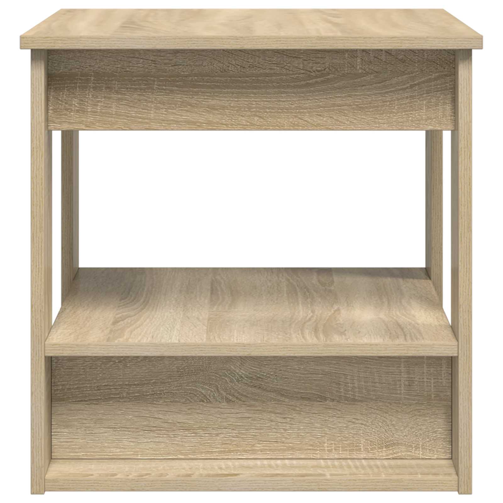 Salontafel Sonoma Eiken 51 x 50 x 50 cm Bewerkt hout