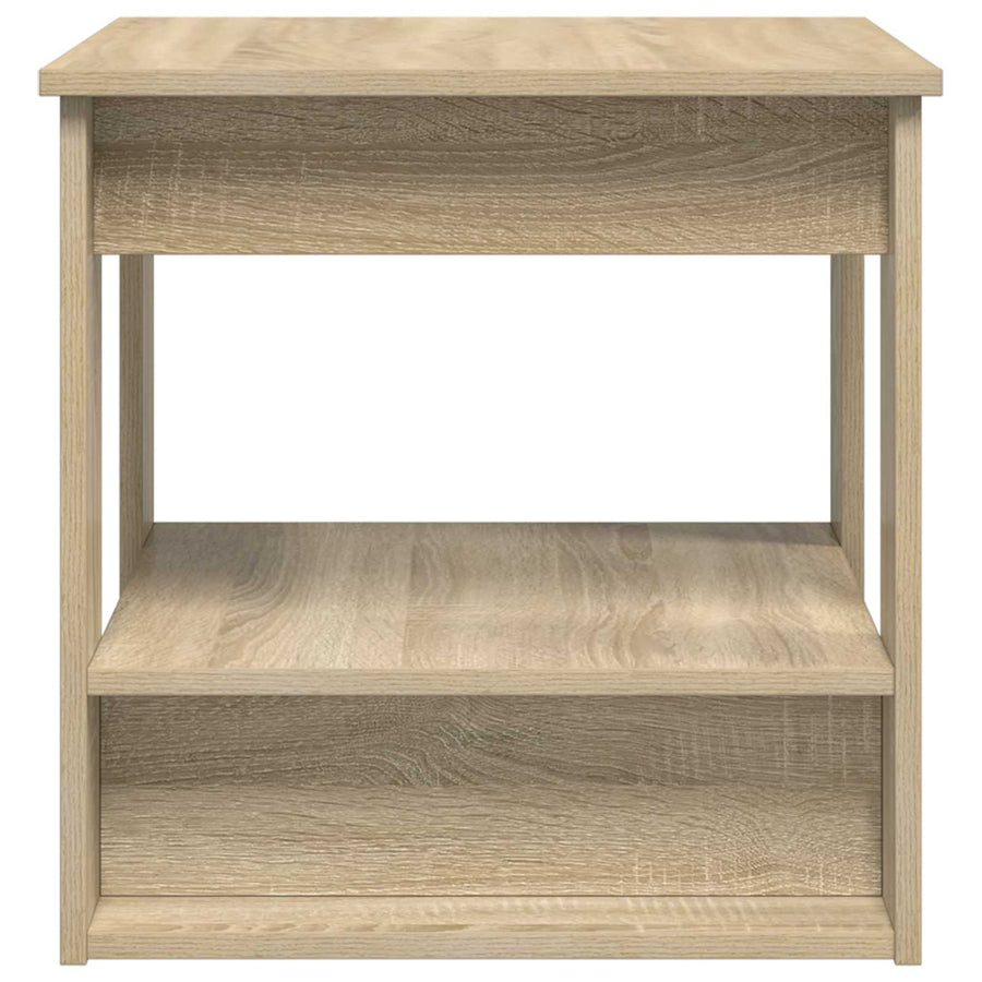 Salontafel Sonoma Eiken 51 x 50 x 50 cm Bewerkt hout