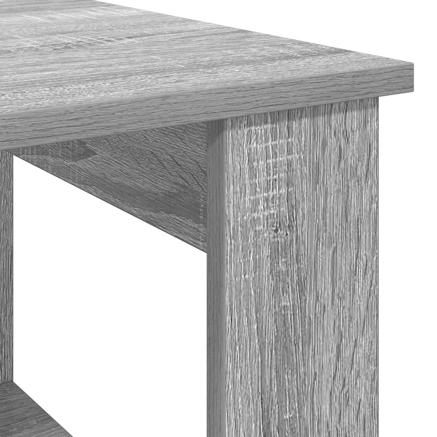 Salontafel Grijs Sonoma 51 x 50 x 50 cm Bewerkt hout