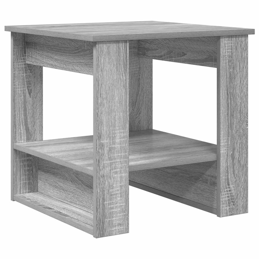 Salontafel Grijs Sonoma 51 x 50 x 50 cm Bewerkt hout