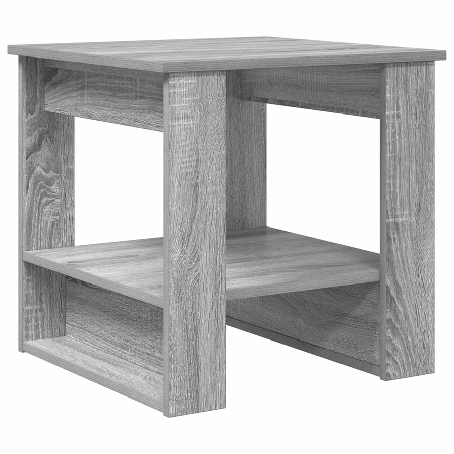 Salontafel Grijs Sonoma 51 x 50 x 50 cm Bewerkt hout