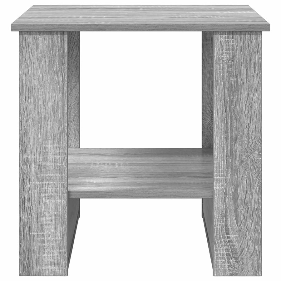 Salontafel Grijs Sonoma 51 x 50 x 50 cm Bewerkt hout