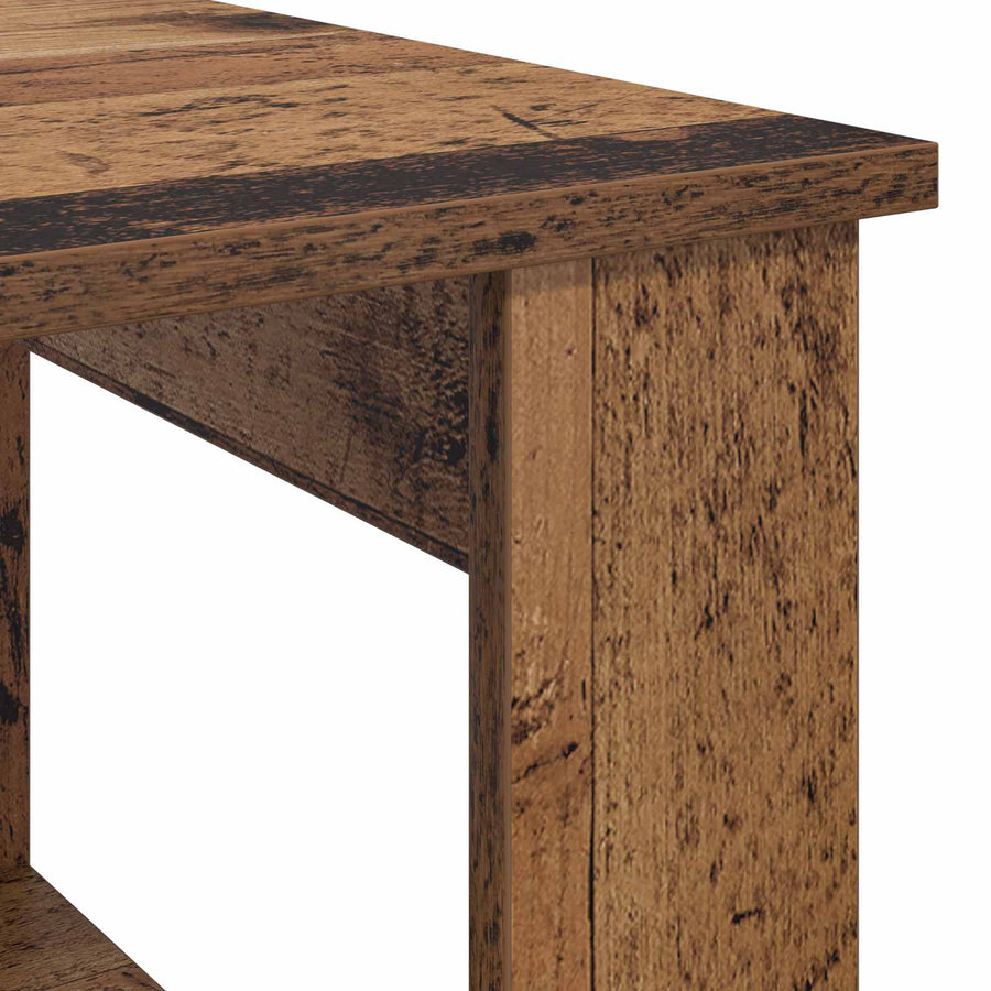 Salontafel Oudhout 51 x 50 x 50 cm Bewerkt hout