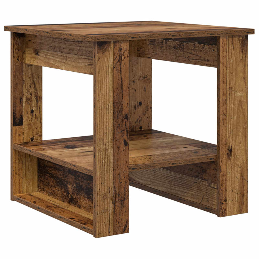 Salontafel Oudhout 51 x 50 x 50 cm Bewerkt hout