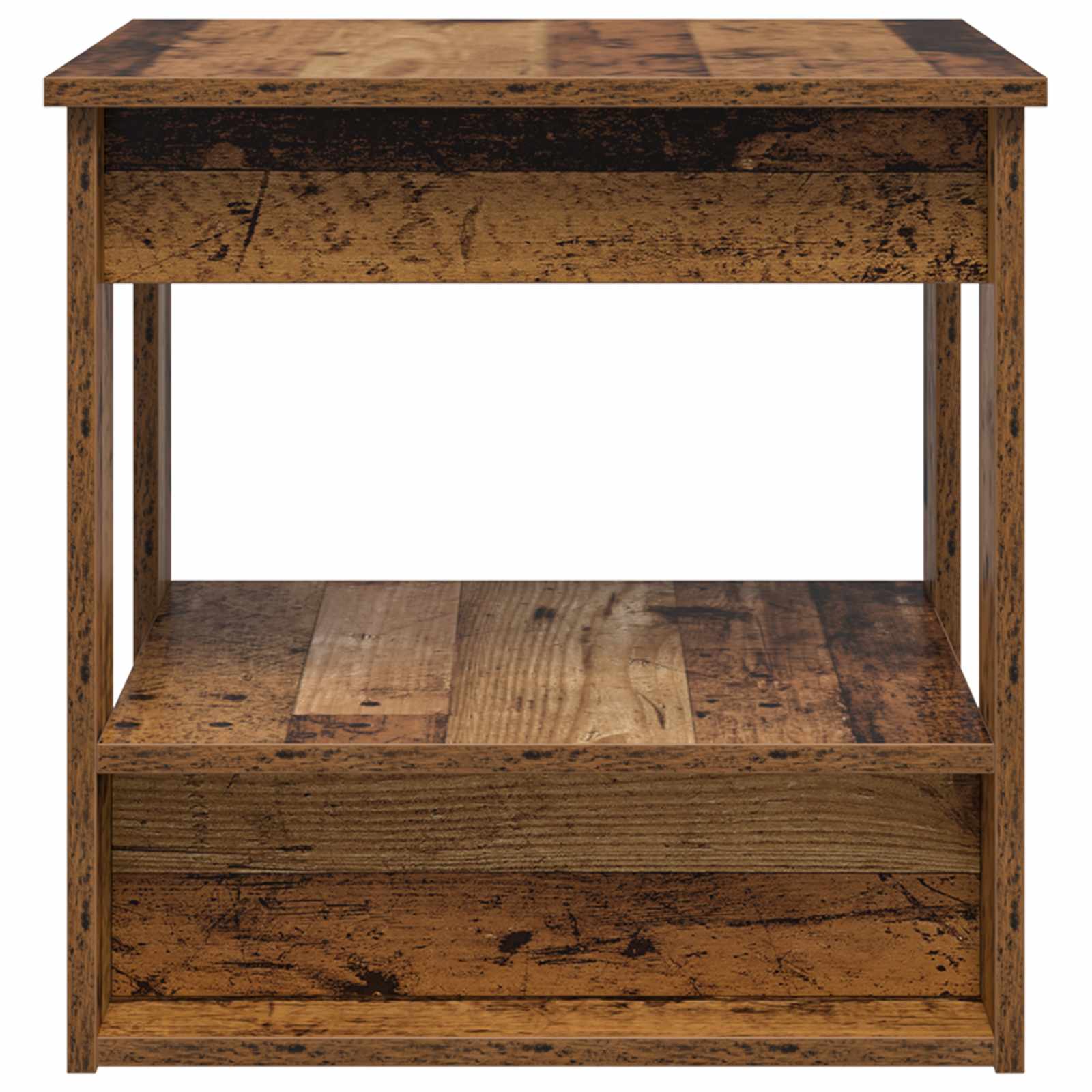 Salontafel Oudhout 51 x 50 x 50 cm Bewerkt hout