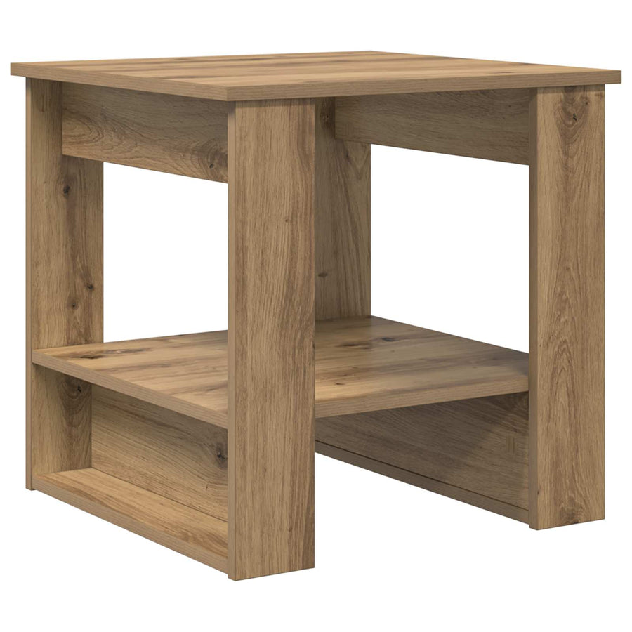 Salontafel Artisan Eiken 51 x 50 x 50 cm Bewerkt hout