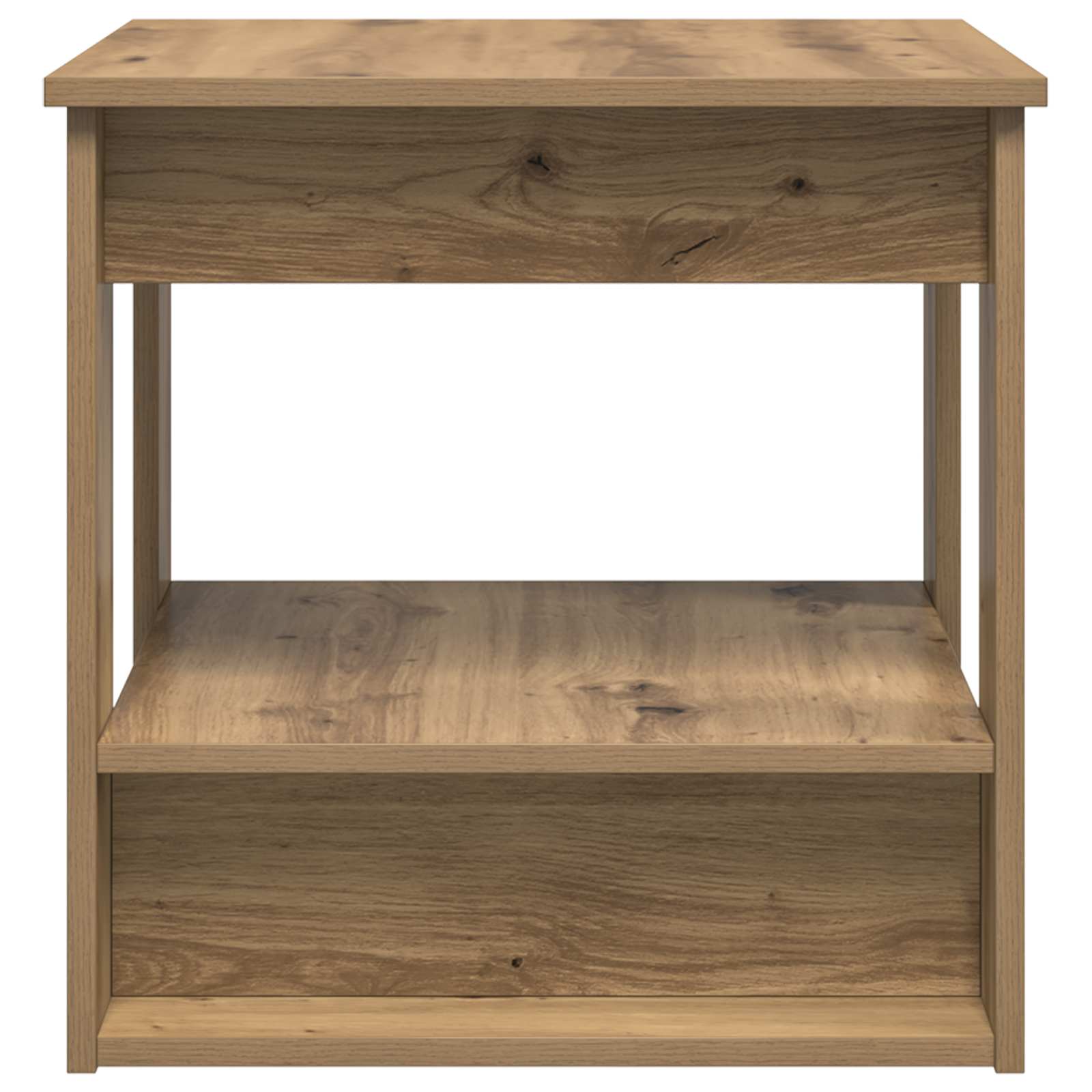 Salontafel Artisan Eiken 51 x 50 x 50 cm Bewerkt hout