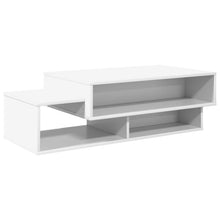 Salontafel Wit 105 x 50 x 32,5 cm Bewerkt hout