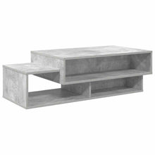 Salontafel Beton Grijs 105 x 50 x 32,5 cm Bewerkt hout
