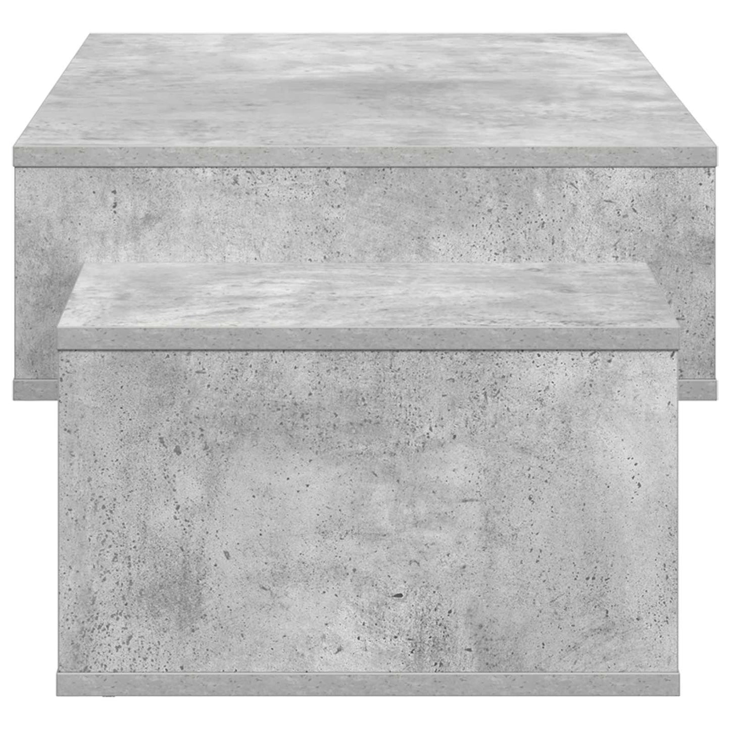 Salontafel Beton Grijs 105 x 50 x 32,5 cm Bewerkt hout