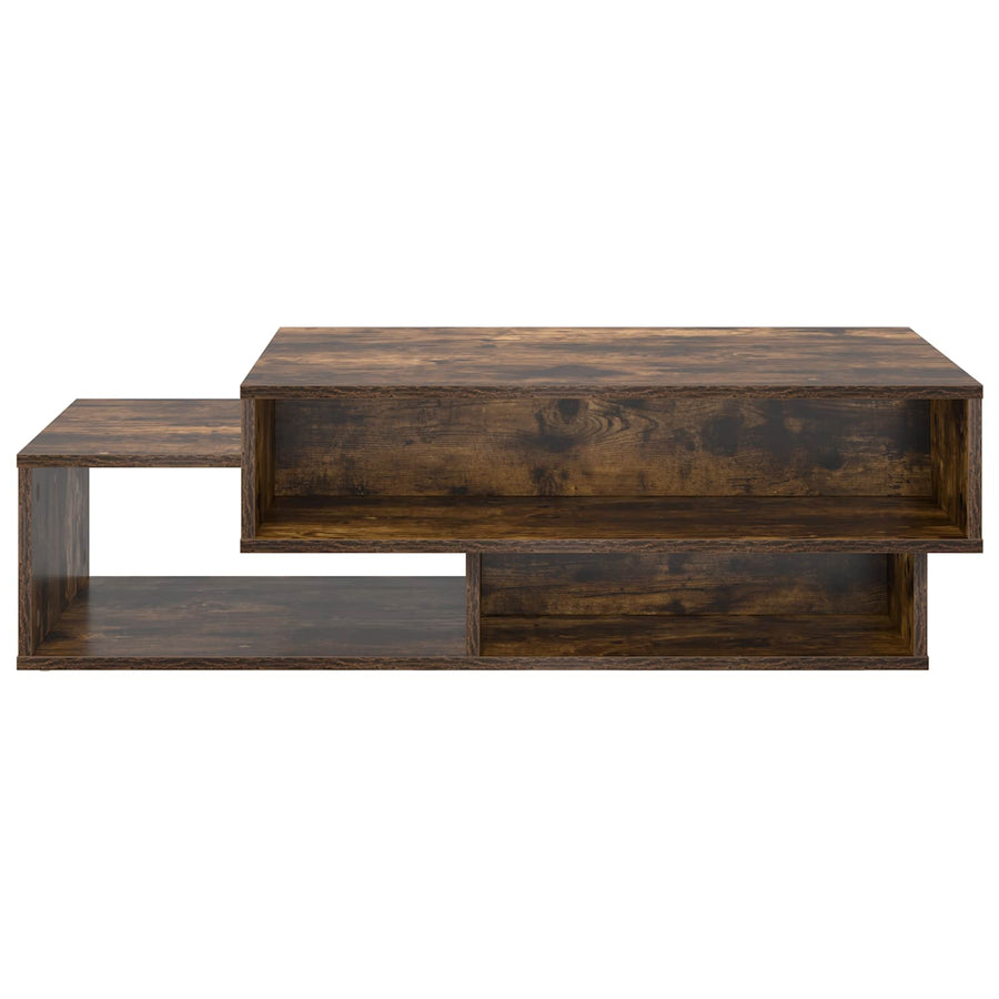 Salontafel Gerookt eiken 105 x 50 x 32,5 cm Bewerkt hout