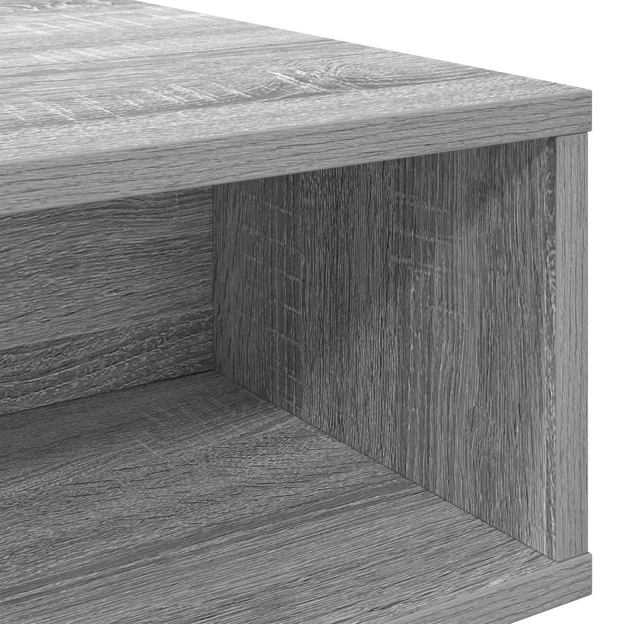 Salontafel Grijs Sonoma 105 x 50 x 32,5 cm Bewerkt hout