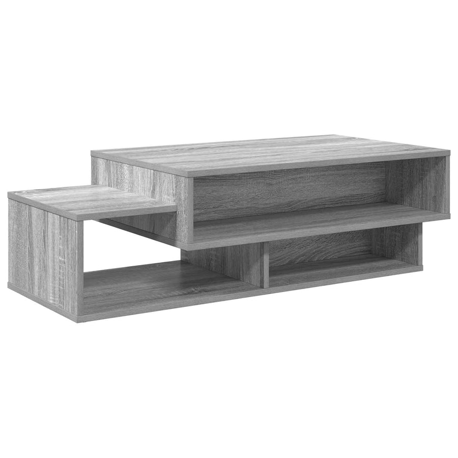 Salontafel Grijs Sonoma 105 x 50 x 32,5 cm Bewerkt hout