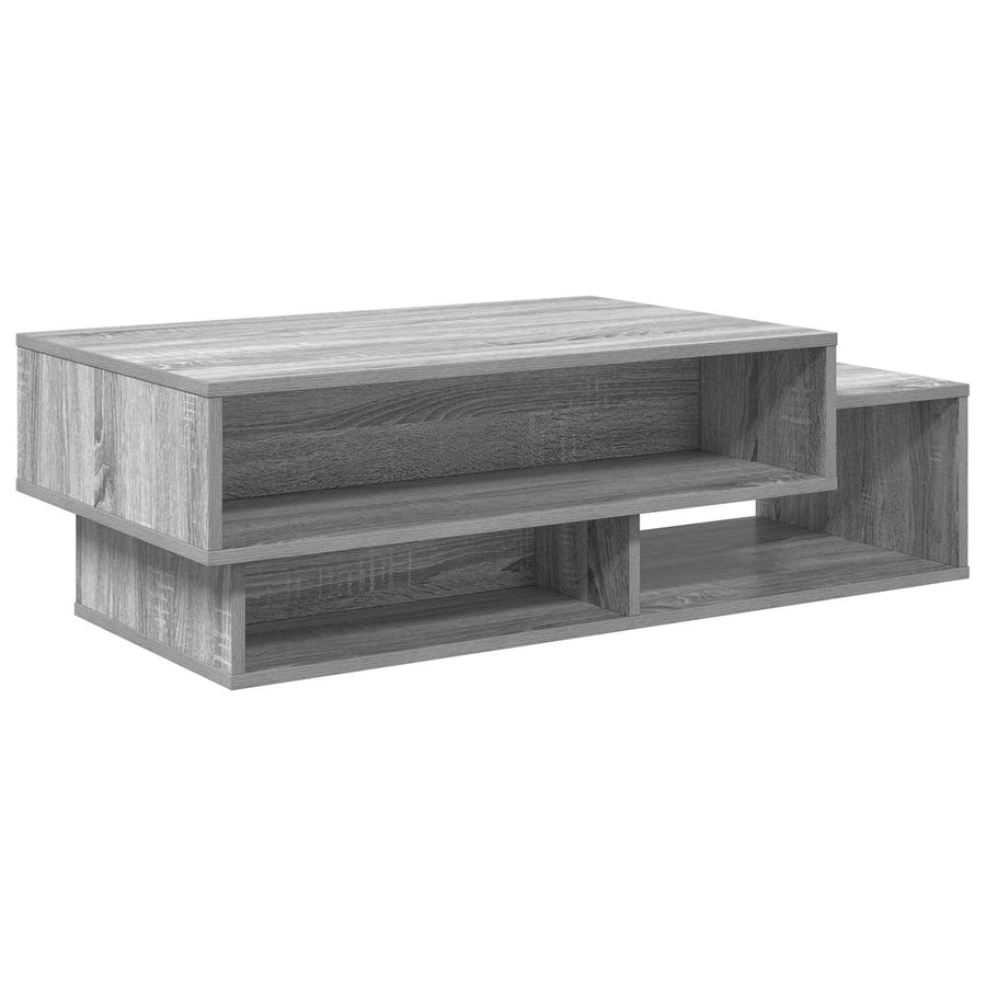 Salontafel Grijs Sonoma 105 x 50 x 32,5 cm Bewerkt hout