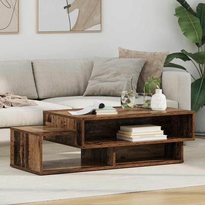 Salontafel Oudhout 105 x 50 x 32,5 cm Bewerkt hout
