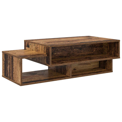 Salontafel Oudhout 105 x 50 x 32,5 cm Bewerkt hout