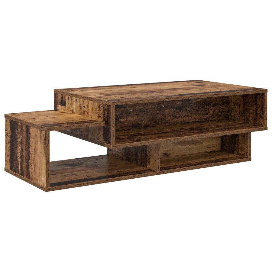 Salontafel Oudhout 105 x 50 x 32,5 cm Bewerkt hout